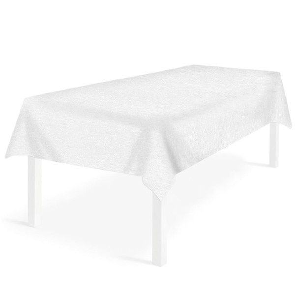 Monolin white tablecloth 150x200 polyester Packservice for horeca
