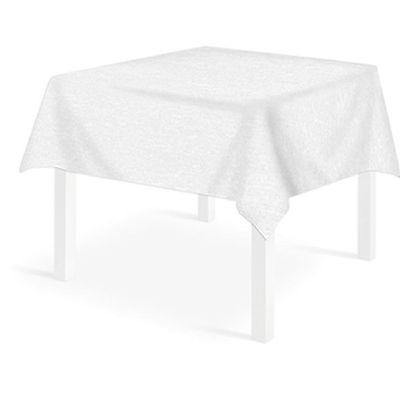 Monolin white tablecloth 150x150 polyester Packservice for horeca
