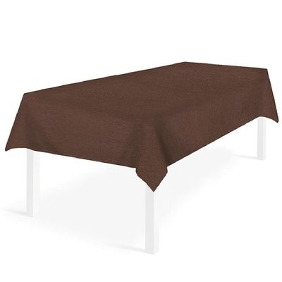 Monolin cacao tablecloth 150x200 polyester Packservice for horeca
