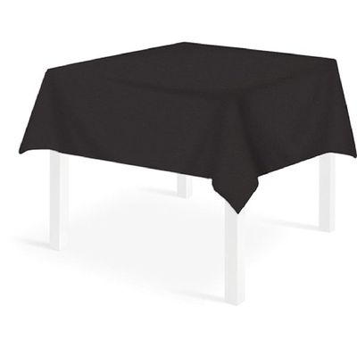 Monolin black tablecloth 150x150 polyester Packservice horeca
