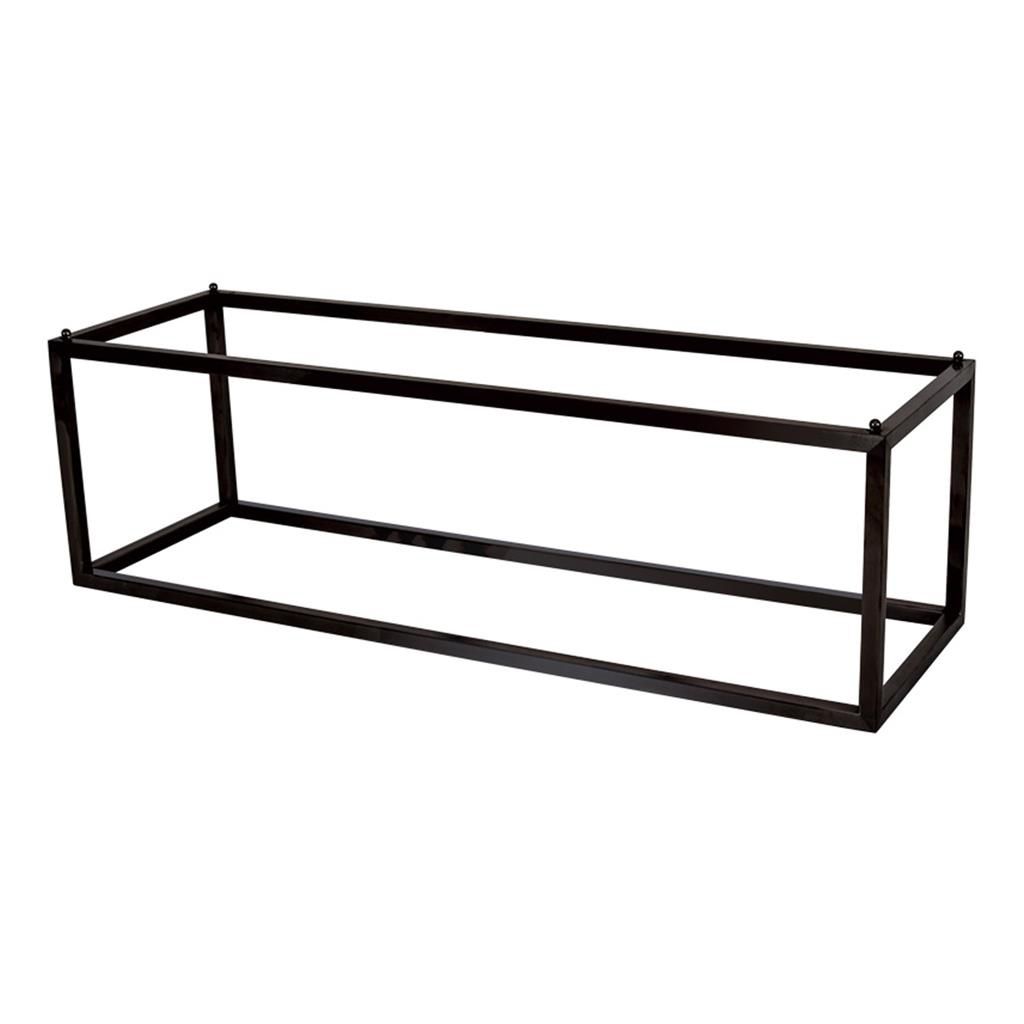 Bliss GN 2/4 buffet stand 53x16 cm black coated steel for Horeca use