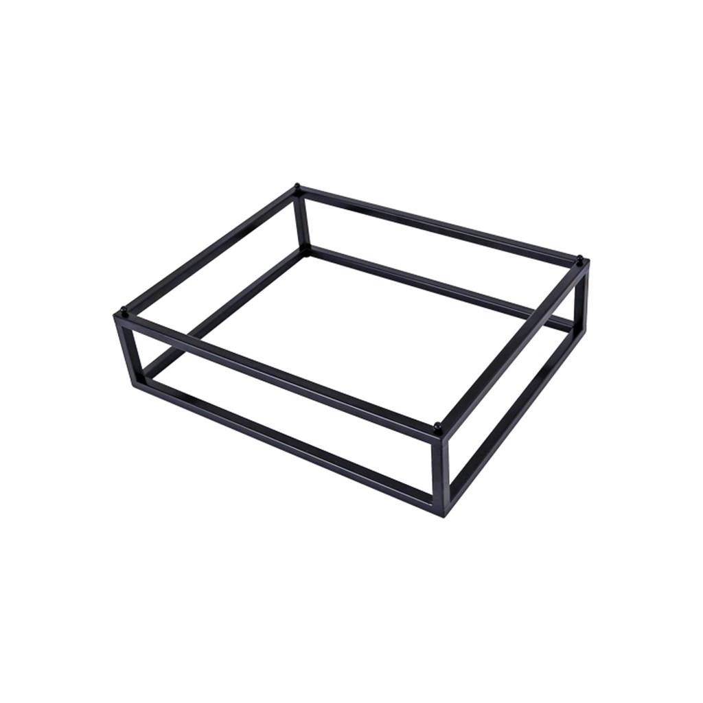 Bliss GN 1/2 buffet stand 32.5x26.5 cm black coated steel for Horeca use