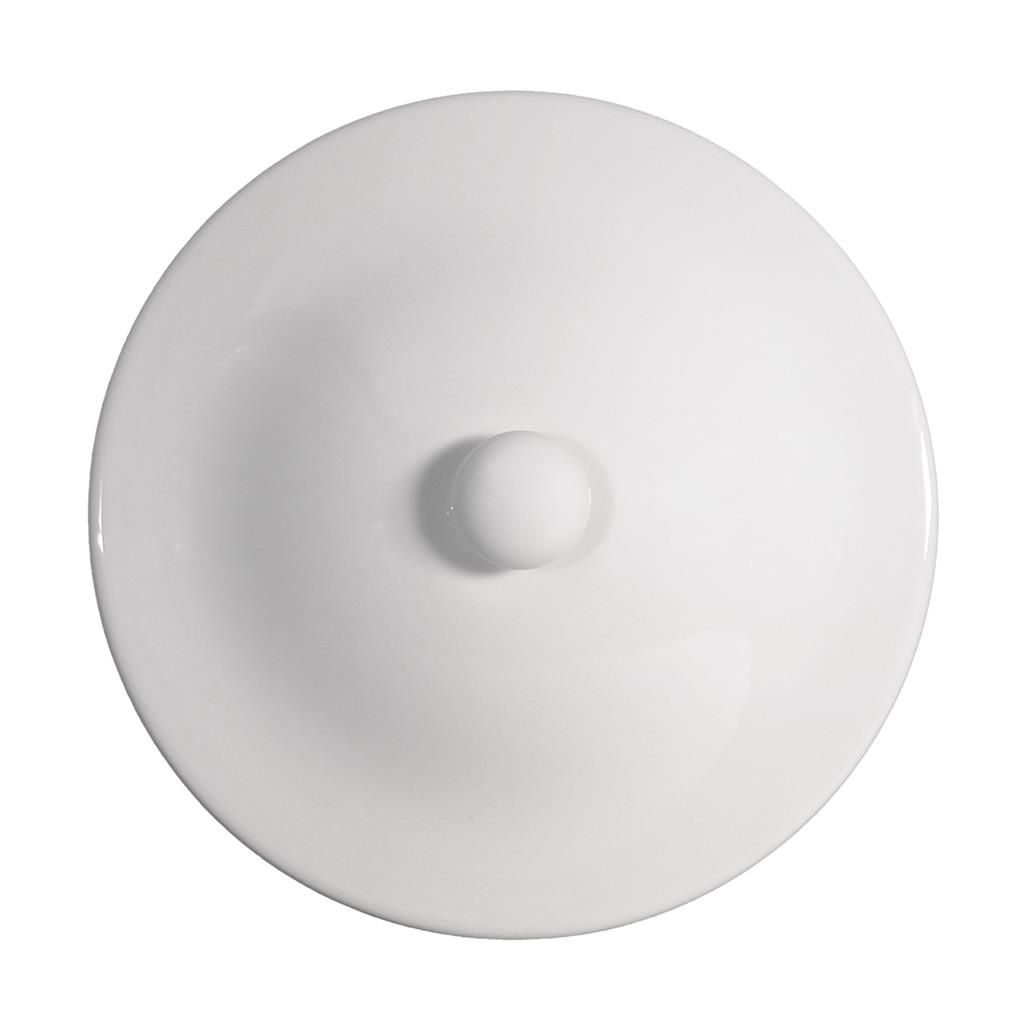 Coperchio Hampton 18 cm in porcellana Royal Porcelain per coppe Horeca