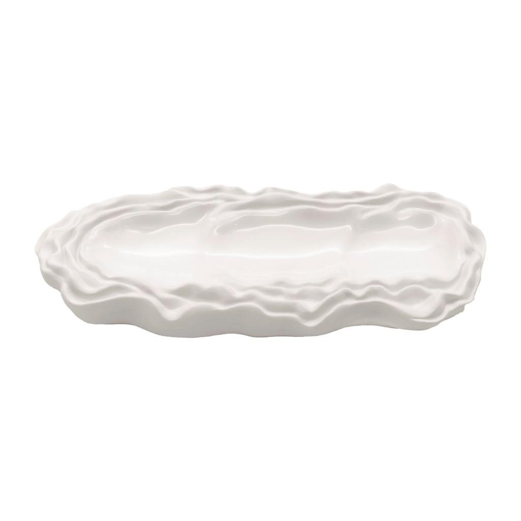 Piatto ovale 29x11 cm porcellana Terra Costa Verde per horeca