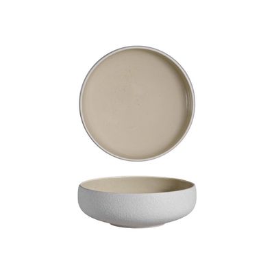 Tirolix 10 cm stoneware bowl Sandy Beige for horeca table service