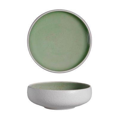 Tirolix Sandy Verde 16 cm stoneware bowl for professional horeca