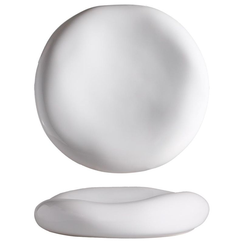 Tirolix 23 cm stoneware cushion plate for gourmet horeca presentation