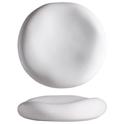 Tirolix 23 cm stoneware cushion plate for gourmet horeca presentation