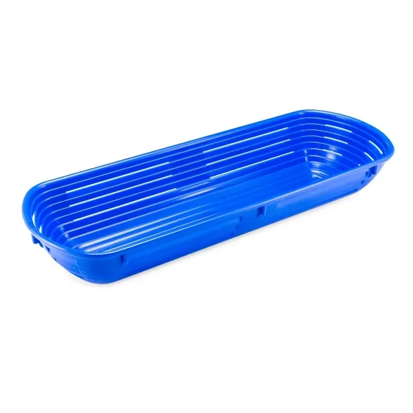 Rectangular Proofing Basket 42 x 14 cm Blue - Thermohauser
