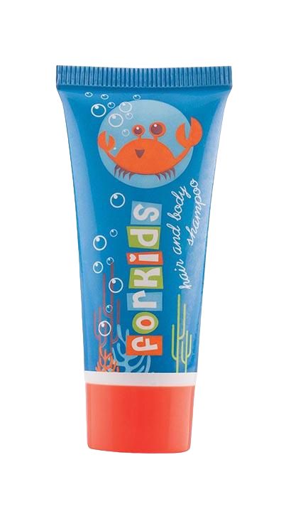 Tirolix - Shampoo per capelli e corpo 20 ml Forkids