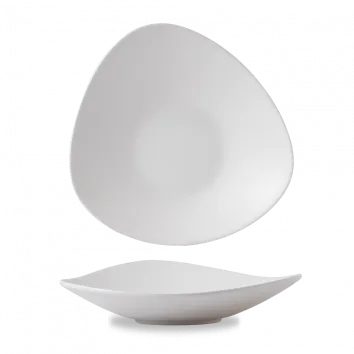 Churchill Lotus Trace triangular melamine bowl 150 cl for horeca
