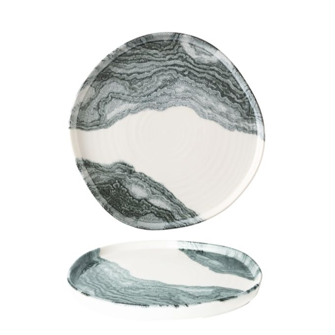 Churchill - Piatto con bordo verticale 25,5 cm Tide Black