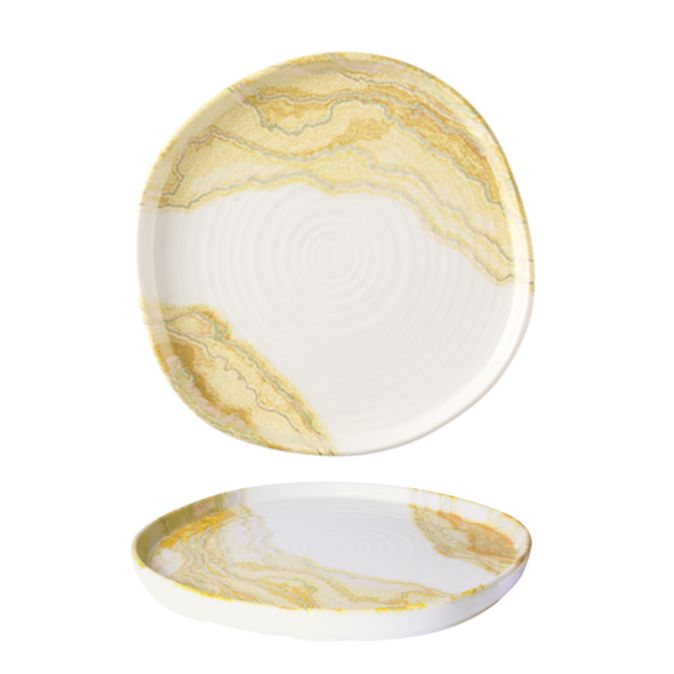 Churchill - Piatto con bordo verticale 25,5 cm Tide Gold