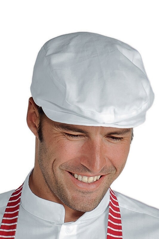 Isacco flat cap cotton 190 g/m2 for professional horeca use