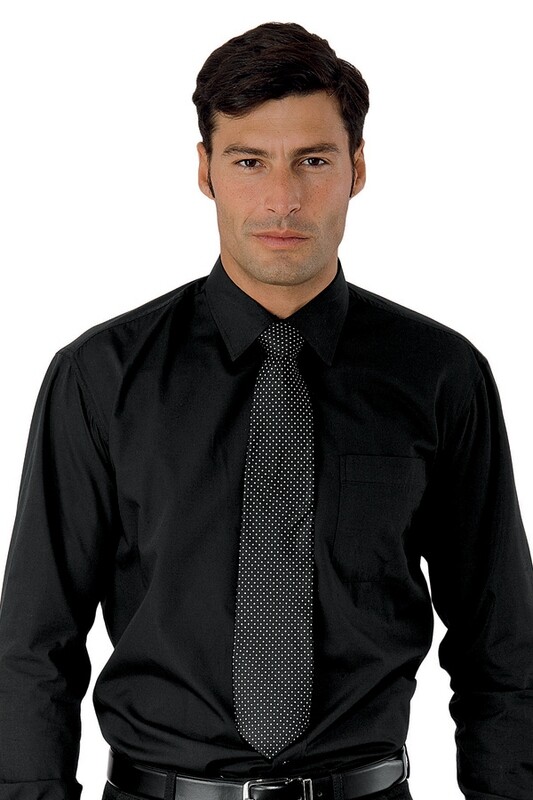 Isacco pin dot silk tie for elegant horeca uniform