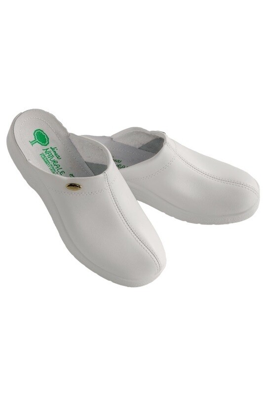Isacco men clogs light white for professional horeca use