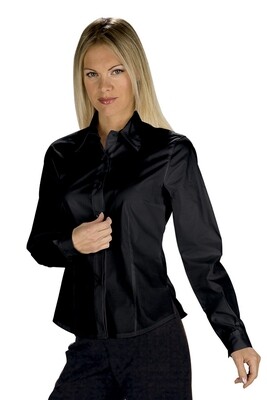 Isacco Kyoto blouse smooth fabric 115 g/m2 long sleeve horeca