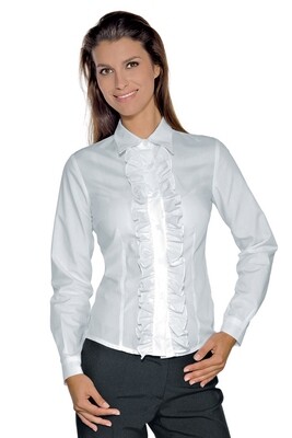Isacco Etoile blouse long sleeve polycotton 115 g/m2 horeca