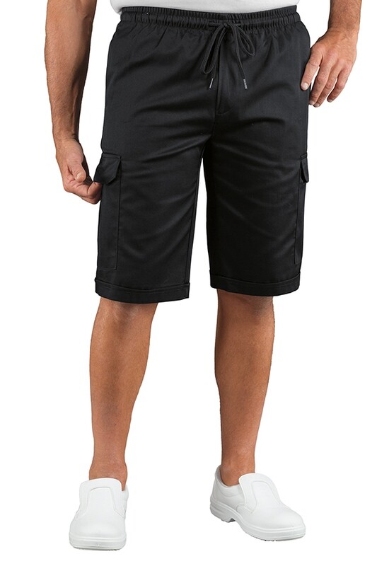 Isacco shorts elastic waist polycotton 195 g/m2 horeca