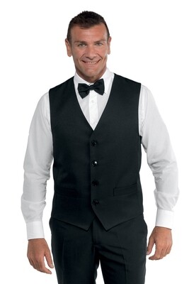 Isacco Unisex Weste Knopfleiste Polyester 220 g/m2 Horeca