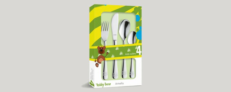 Teddy Bear Children's Cutlery Set - Amefa