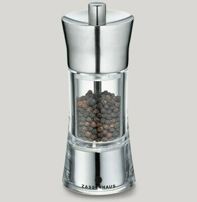 Acrylic Pepper Mill 14 cm Aachen - Zassenhaus
