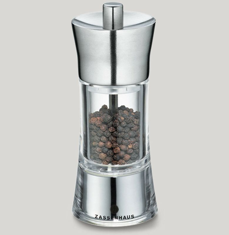 Acrylic Pepper Mill 14 cm Aachen - Zassenhaus