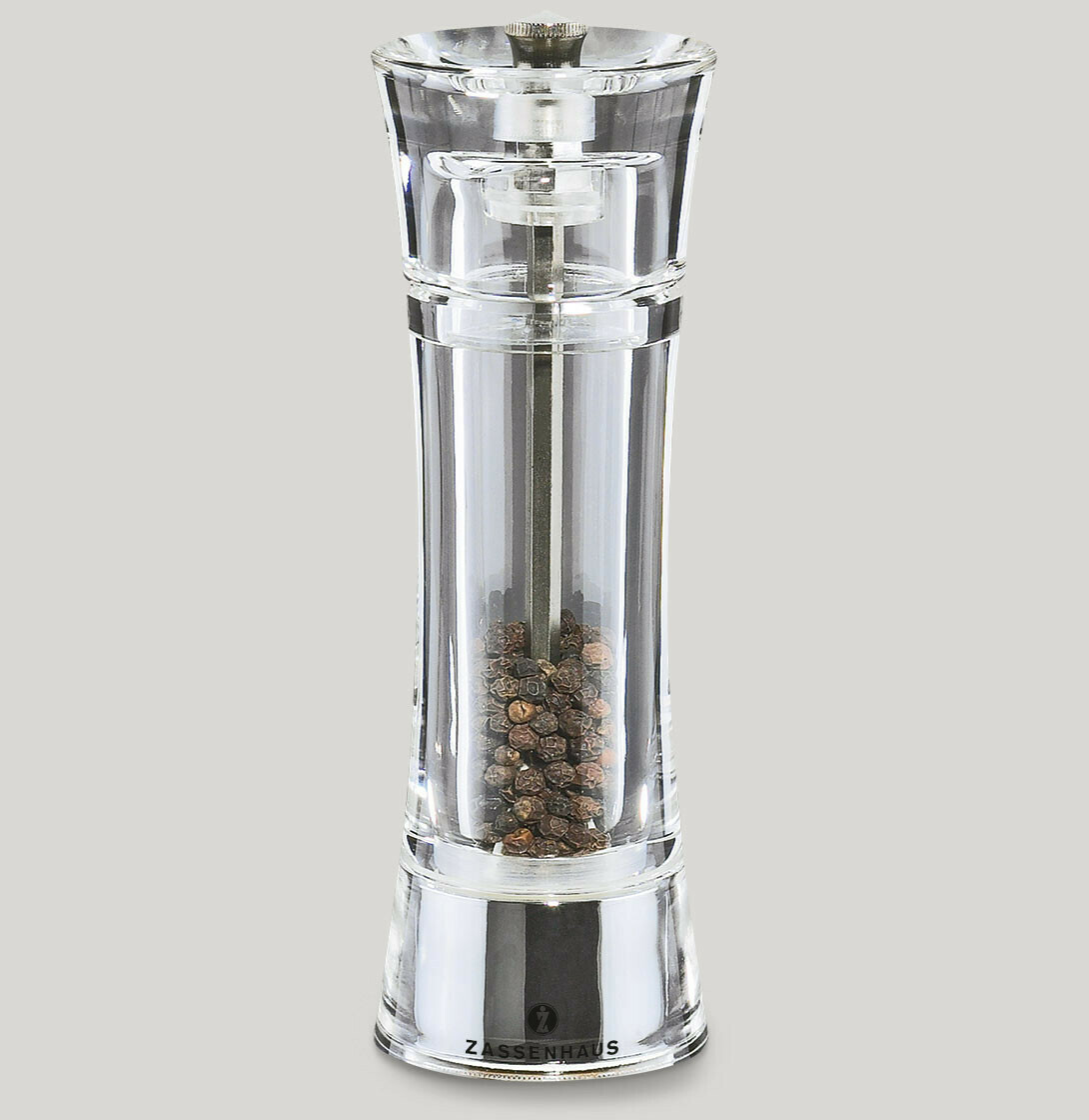 Acrylic Pepper Mill 18 cm Aachen - Zassenhaus