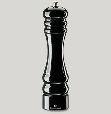 Berlin Glossy Black Salt Mill 24 cm - Zassenhaus