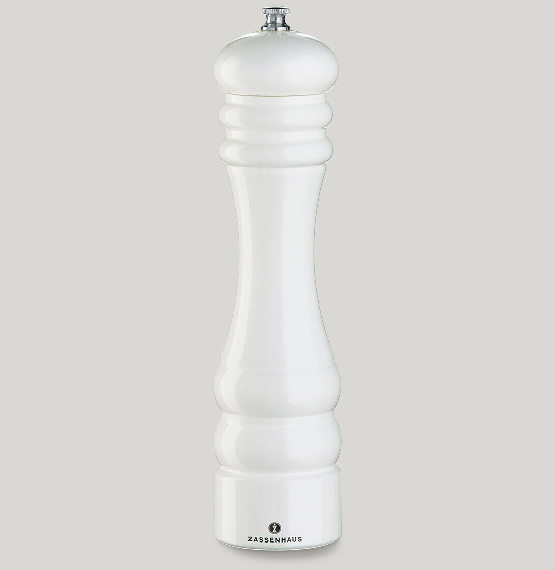White Glossy Salt Mill 24 cm Berlin - Zassenhaus