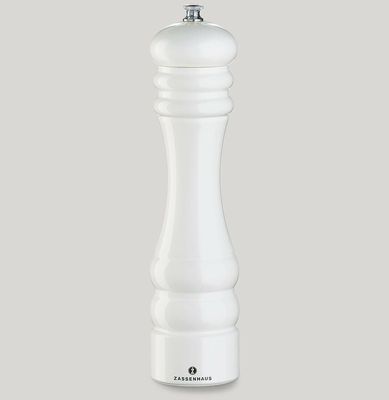 White Glossy Salt Mill 24 cm Berlin - Zassenhaus