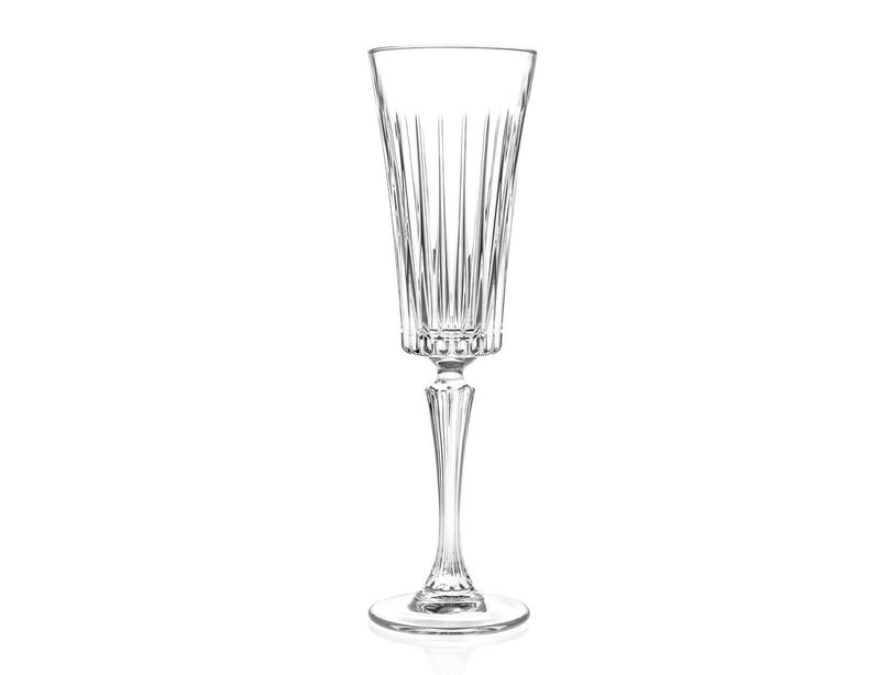 RCR Timeless flute 21 cl crystal glass for professional horeca service
