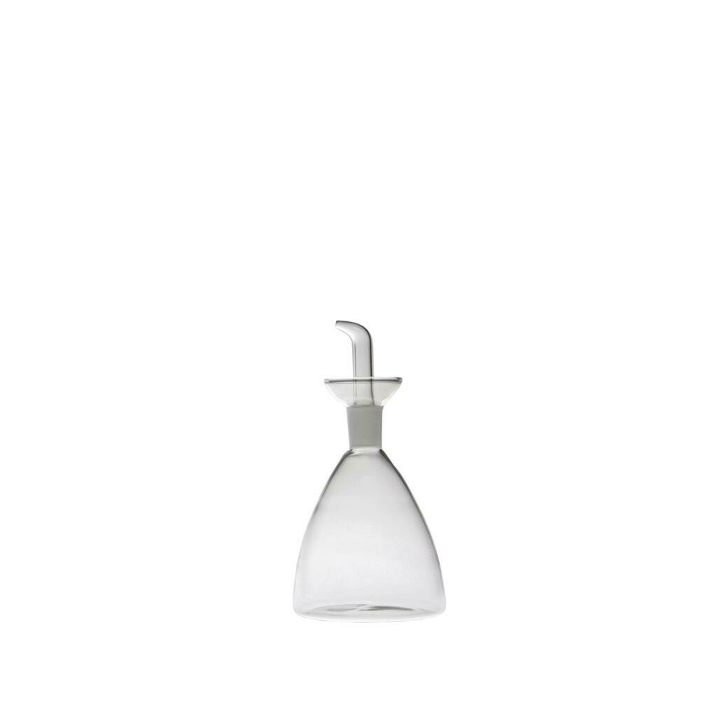 Oliera conica vetro 12,5 cl Tirolix con versatore pratico, perfetta per olio e salse in ambienti horeca

