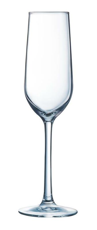 16 cl Arcoroc Domaine transparent glass flute for horeca use