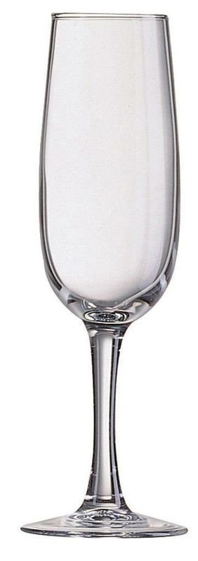 Arcoroc Elisa 17 cl flute in tempered glass for horeca use