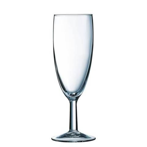 Arcoroc Savoie 17 cl tempered glass flute for horeca use