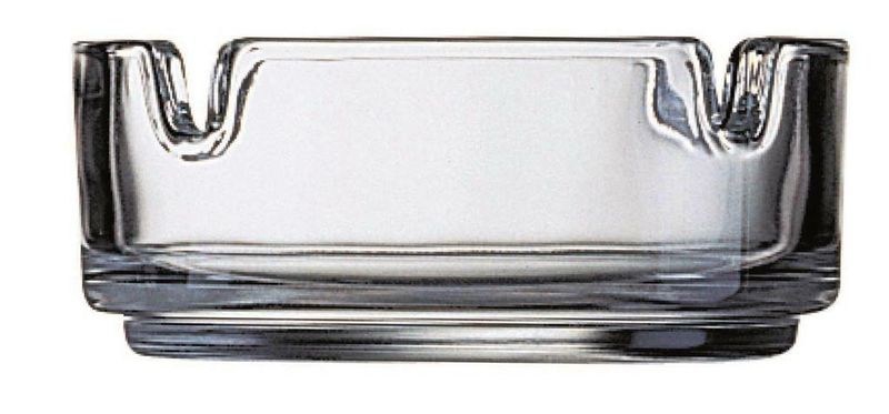 Arcoroc ashtray 8,5 cm glass stackable for horeca use