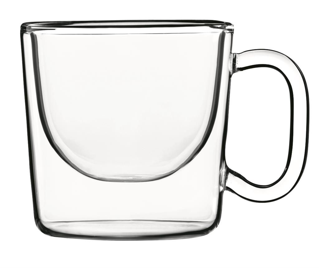 Set of 2 Coffee Cups 8.5 cl India - Bormioli Luigi