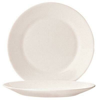 Arcoroc Restaurant flat plate 22,5 cm opal glass horeca