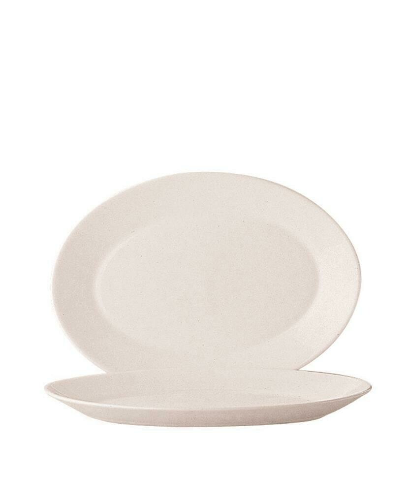Arcoroc Restaurant oval plate 29 x 21.5 cm opal glass horeca