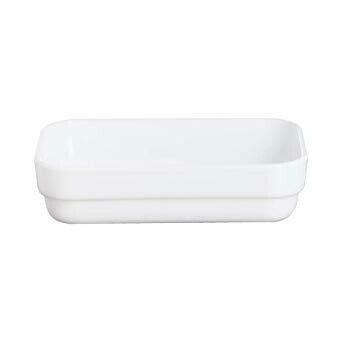 Arcoroc Restaurant rectangular dish 14 x 9 cm opal glass horeca