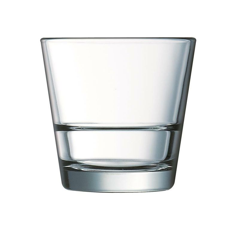 Glas 21 cl Arcoroc Stack Up gehärtet für Gastronomie