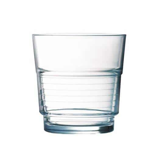 Glas 20 cl Arcoroc Spirale gehärtet für Gastronomie