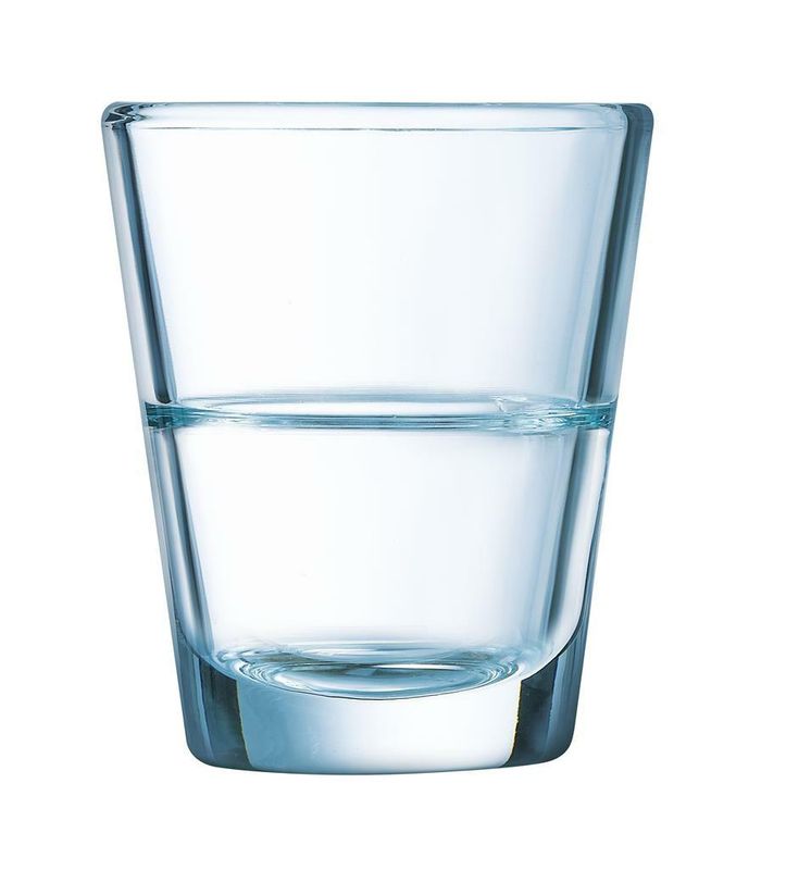 Glas 4,5 cl Arcoroc Stack Up gehärtet für Shots Gastronomie