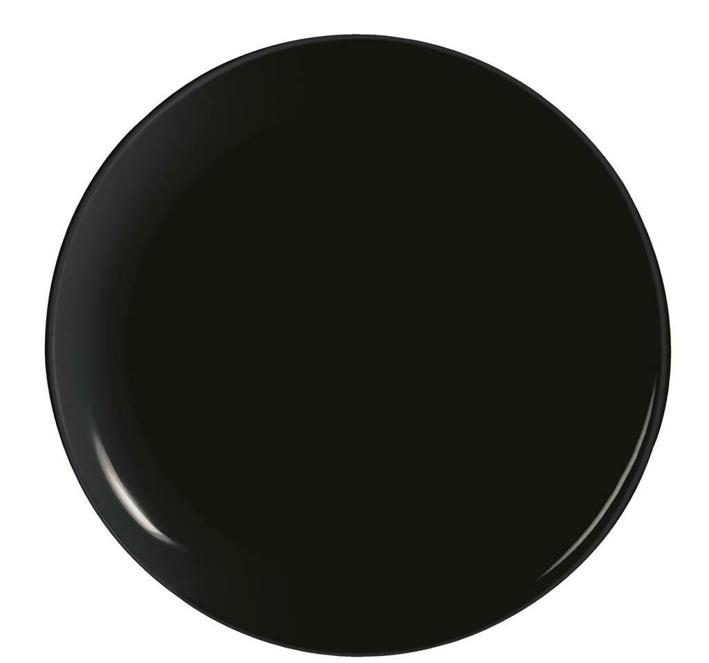 Arcoroc Evolutions Black pizza plate 32 cm glass horeca