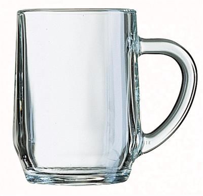 Arcoroc Haworth beer mug 57 cl durable glass ergonomic handle professional horeca


