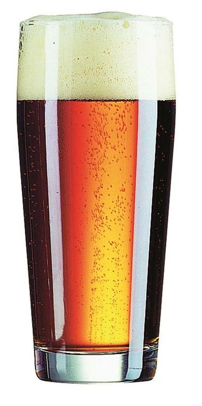 Arcoroc Willi Becher beer glass 33 cl tempered glass stackable ergonomic professional horeca

