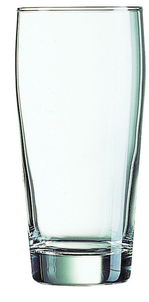 Arcoroc Willi Becher beer glass 40 cl tempered glass stackable ergonomic professional horeca

