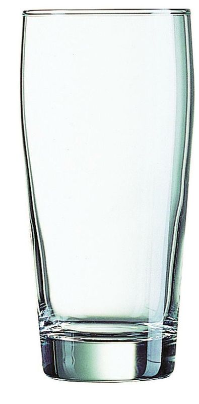Arcoroc Willi Becher beer glass 40 cl tempered glass stackable ergonomic professional horeca

