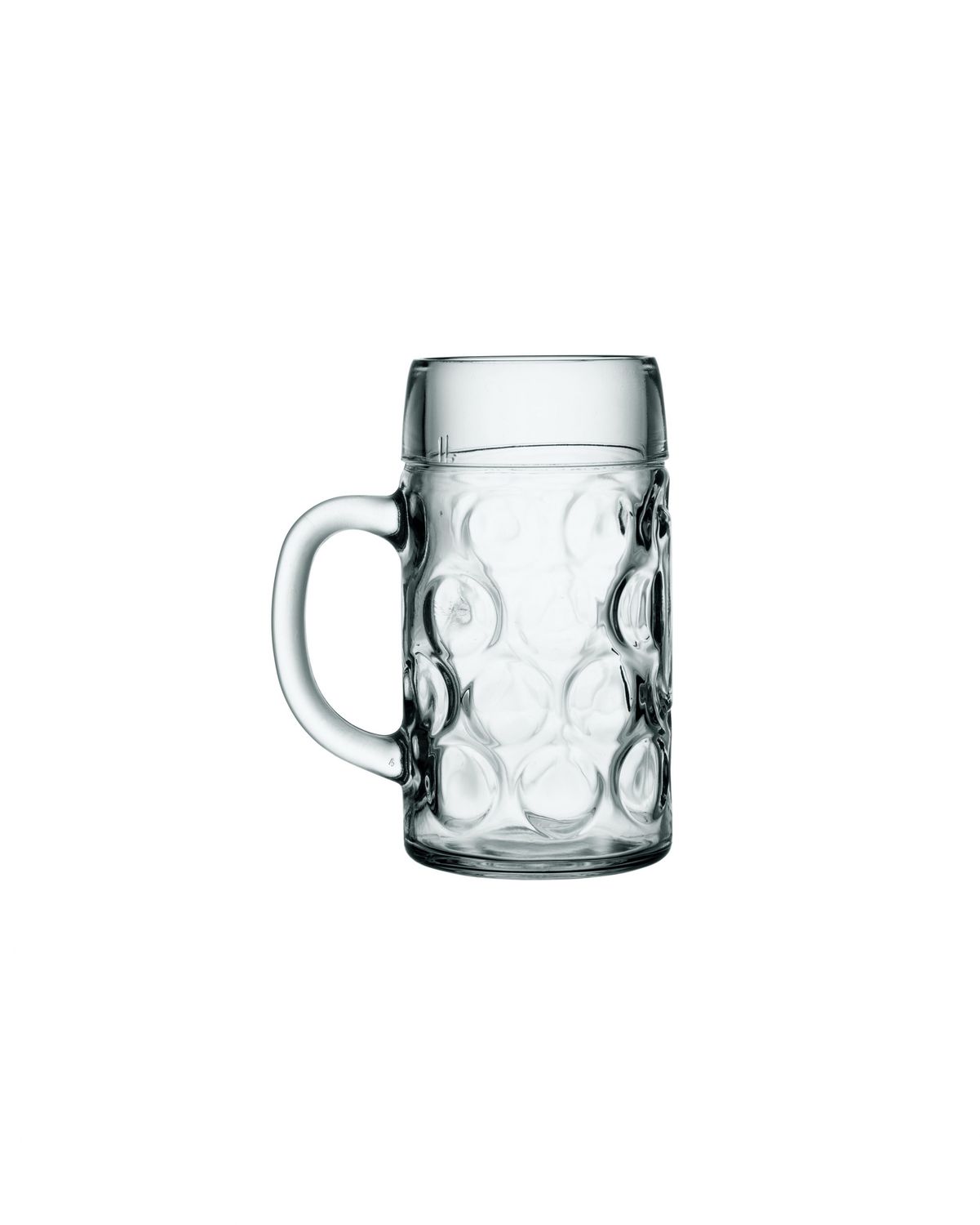 Borgonovo Beer Mug Don 50 cl clear glass for professional horeca use in hotels, bars, and restaurants

